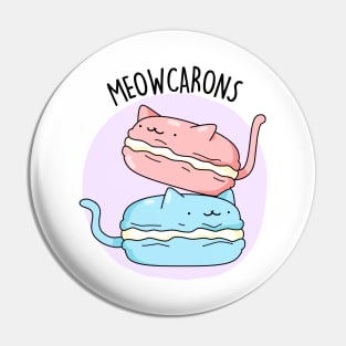 Meowcaron Cute Cat Macaron Pun Pin