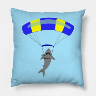 Jump The Shark - Blue/Yellow Canopy Pillow