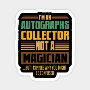 Autograph Collector Retro Vintage Style Magnet