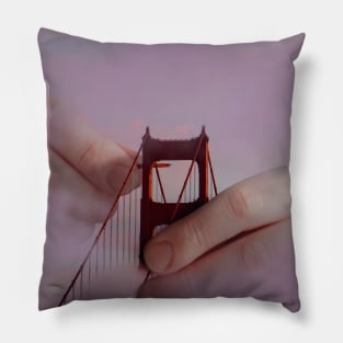 Golden Gate Close Up Pillow