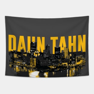 Dahn Tahn Pittsburgh Skyline Tapestry