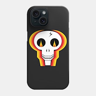 Flaming Skull Phone Case