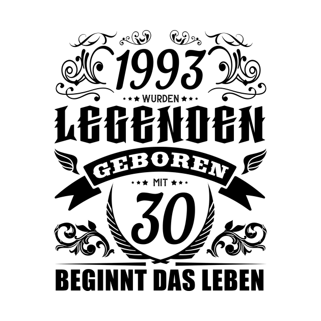 legenden wurden 1993 geboren by HBfunshirts