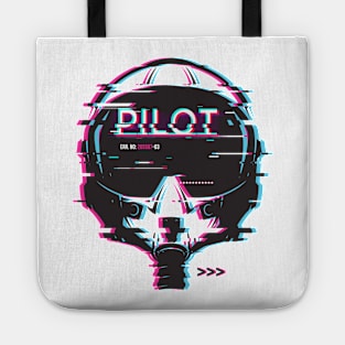 Jet Pilot Glitch Helmet Tote