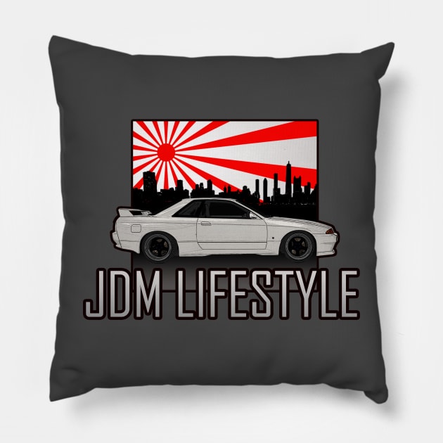 Nissan Skyline R32 GT-R Pillow by JDMzone