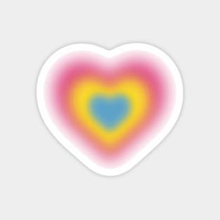 Pan/ pansexual blurry heart Magnet