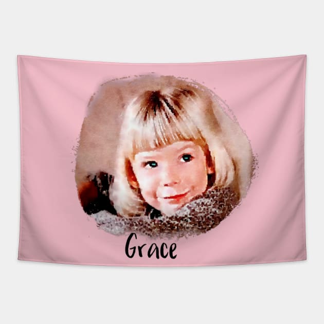 Baby Grace Little House on the Prairie Tapestry by Neicey