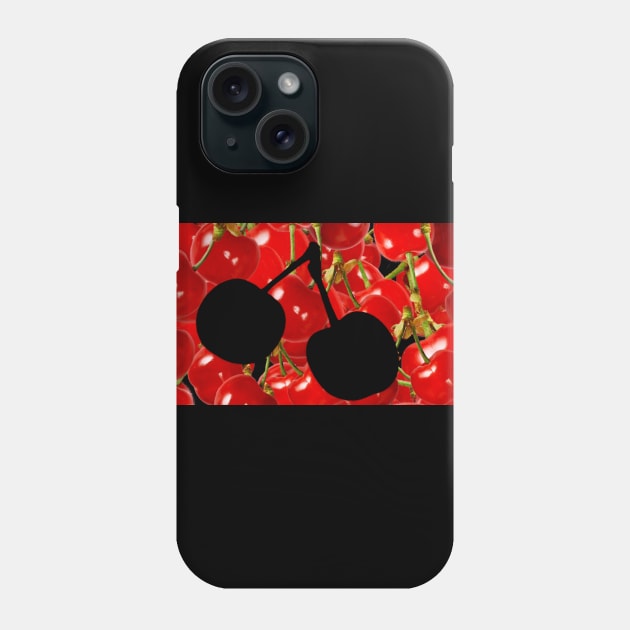 Black Cherries Phone Case by Deadbaby