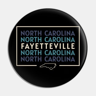 Fayetteville, NC Geometric Repeater Pin