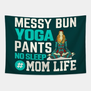 Yoga Mom Life Tapestry
