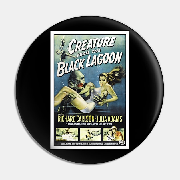 Creature from the Black Lagoon Pin by headrubble