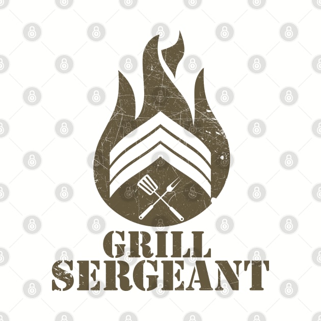 GRILL SERGEANT (BROWN) by spicytees