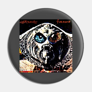 Chrome 1982 Alternative Throwback Firebomb Pin