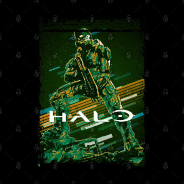 Halo retro art - Halo - Phone Case