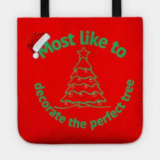 Passionate Christmastree Decorator Tote