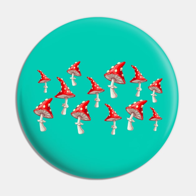 Mushroom Master Fly Agaric Pin by Mushroom Master