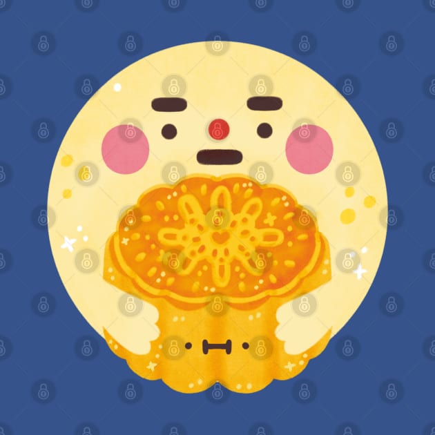 Moon Hugging Mooncake by Figberrytea