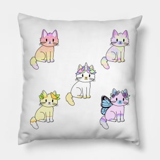 Kitties Sticker Pack 6 Pillow