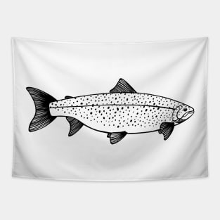 Landlocked Salmon - Ouananiche Salmon - fish design Tapestry