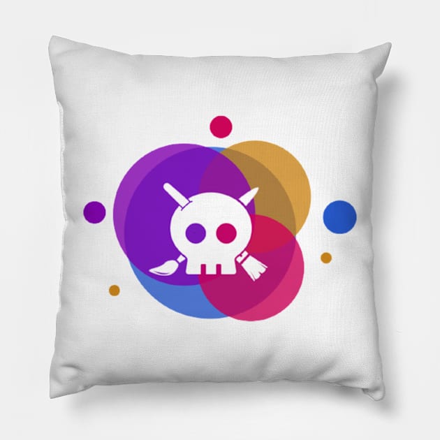 silent art Pillow by omnia34