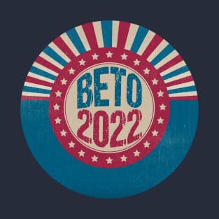 Beto 2022 Cool Grunge American Flag Election T-Shirt