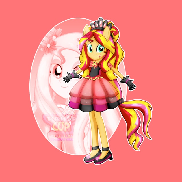 Aphrodite's warrior_Sunset Shimmer by jotakaanimation