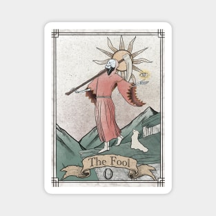 The Fool Tarot card print design Magnet