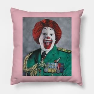 American Ronald | General McDonald | Apocalypse Pop Art | Original Oil Painting Created in 2020 by Tyler Tilley (tiger picasso) Pillow