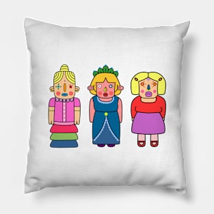 3 women Pillow