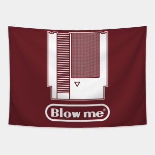 Blow Me Retro Game Tapestry