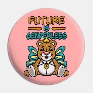 Future is Genderless Pin