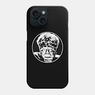 THE WOLFMAN (Circle Black and White) Phone Case