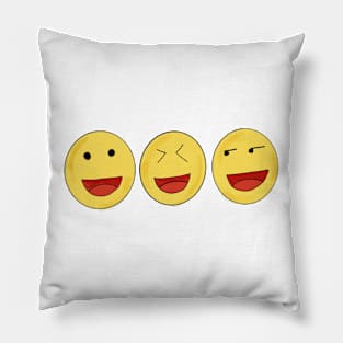 Smilies face Pillow