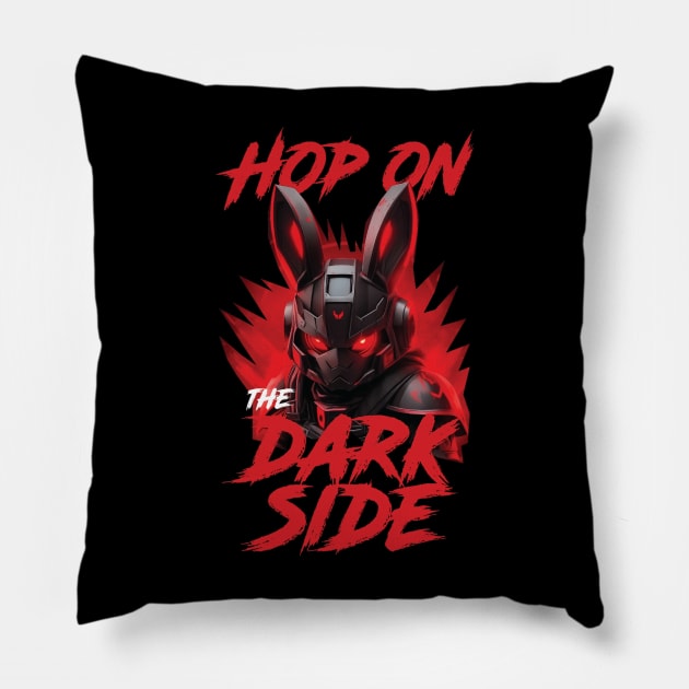 Evil Bunny Pillow by SergioCoelho_Arts