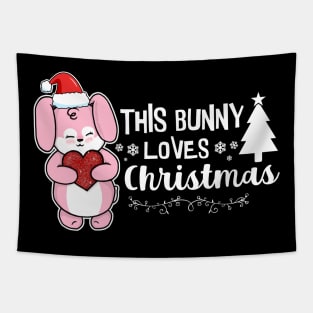 This Bunny Loves Christmas Tapestry