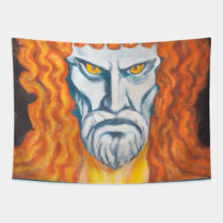 Portrait of the greek god Zeus Tapestry