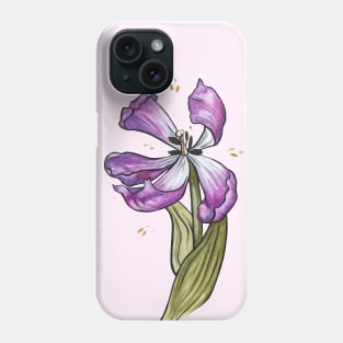 Wilting Tulip Phone Case