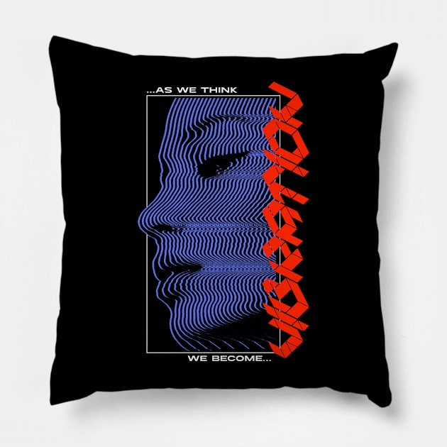 Vibration IV Pillow by ETERNALS CLOTHING