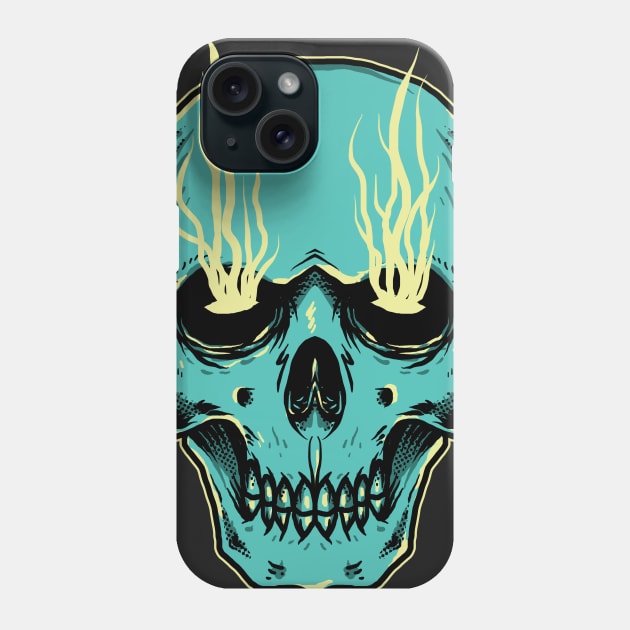 Eye flames Phone Case by Luckyart11