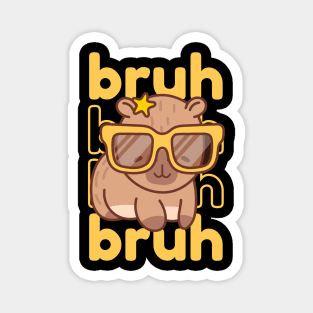 Bruh Capybara Magnet