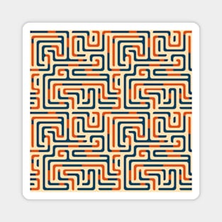 Maze of Dreams: Pastel Labyrinth Journey Magnet