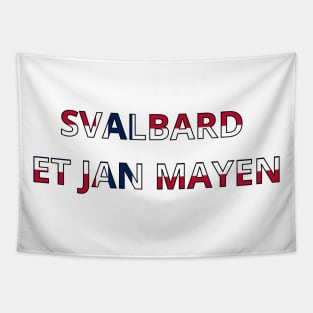 Drapeau Svalbard et Jan Mayen Tapestry