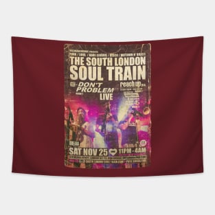 POSTER TOUR - SOUL TRAIN THE SOUTH LONDON 166 Tapestry