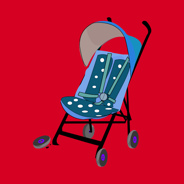 Broken Baby Stroller by momomoma