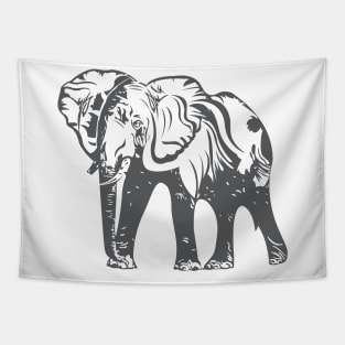 illustration elephant Tapestry