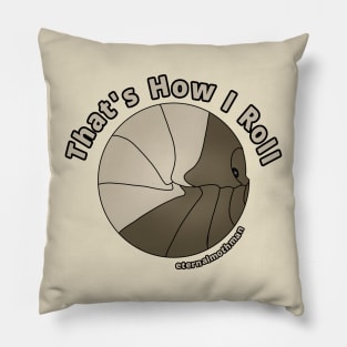 "That's How I Roll" Panda King Isopod Pillow