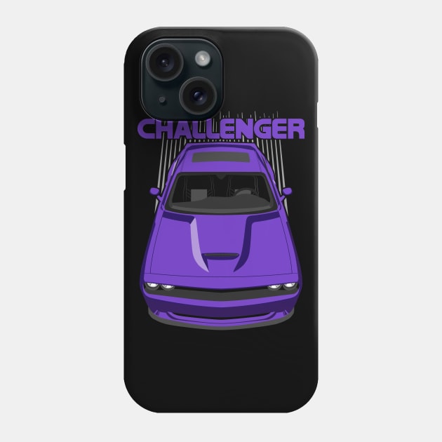 Challenger - Purple Phone Case by V8social