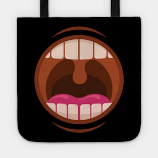 Wide Open Mouth Yelling Tote