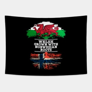 Welsh Grown With Norwegian Roots - Gift for Norwegian With Roots From Norway Tapestry