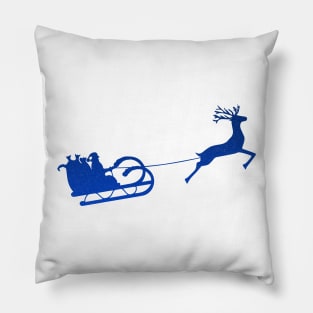 Santa on the Move! Pillow